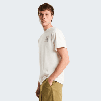 Tricou cu mânecă scurtă The North Face Mountain Escape Relaxed Short Sleeve Tee - Graphic Men WHITE DUNE