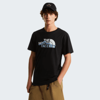 Tricou cu mânecă scurtă The North Face Mountain Line Regular Short Sleeve Tee - Graphic Men TNF BLACK