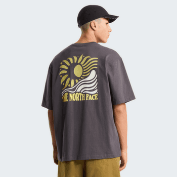 Tricou cu mânecă scurtă The North Face Sun Oversize Short Sleeve Tee-Graphic Men G70 OPAL FROST