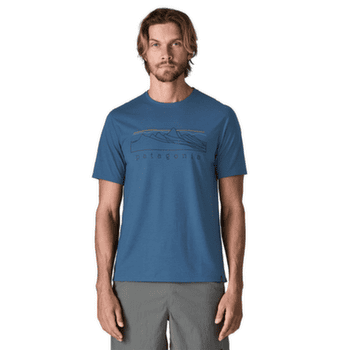 Tricou cu mânecă scurtă Patagonia Cap Cool Trail Shirt – Stratapeaks Men Aquatic Blue