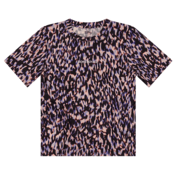 Tricou cu mânecă scurtă Mons Royale Icon Merino T-Shirt Women Rock Leopard