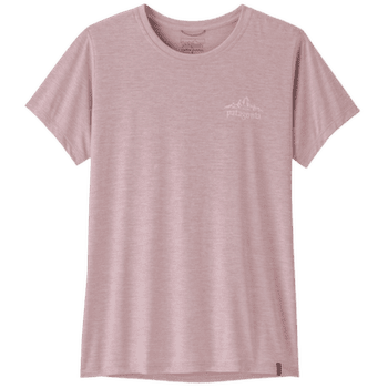 Tricou cu mânecă scurtă Patagonia Cap Cool Daily Shirt - Cloud Crag Women Quiet Violet