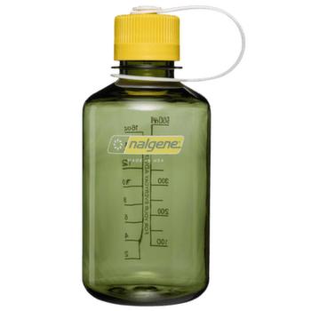 Sticlă Nalgene Narrow-Mouth 500 mL Sustain Oil Green w/Freesia