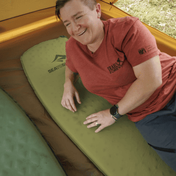 Karimatka Sea to Summit Camp Self Inflating Mat Tarragon