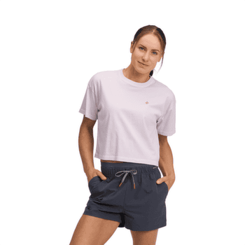 Tricou cu mânecă scurtă Black Diamond Diamond Crop SS Tee Women Soft Lilac