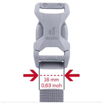 Cataramă deuter Buckle 16 HI/TR/AL grey