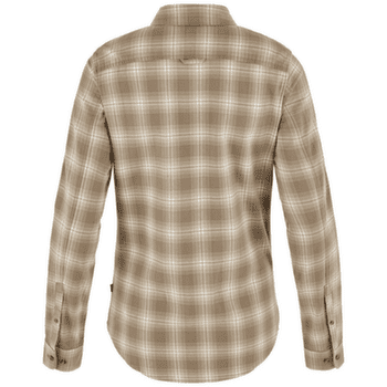 Cămașă cu mânecă lungă Fjällräven Övik Flannel Shirt Women Chalk White-Suede Brown