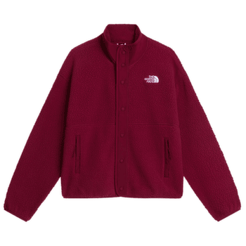 Jachetă The North Face CRAGMONT SNAP FRONT FLEECE JACKET WOMEN MVO BURGUNDY CRUSH