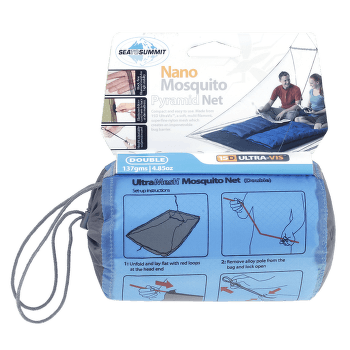 Plasă de țânțari Sea to Summit Nano Mosquito Net Double Blue-BL