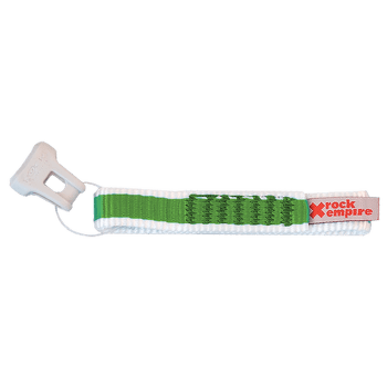 Bucla expres Rock Empire Express sling PA 16mm/11cm bílo-světle zelená