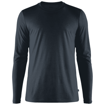 Tricou cu mânecă lungă Fjällräven Abisko Wool LS Men Dark Navy