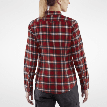 Cămașă cu mânecă lungă Fjällräven Övik Flannel Shirt Women Chalk White-Dune Beige