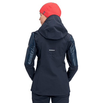 Jachetă Mammut Eisfeld SO Hybrid Hooded Jacket Women azalea