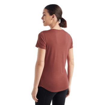 Tricou cu mânecă scurtă Icebreaker Sphere II SS Scoop Tee GO BERRY HTHR