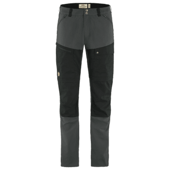 Pantaloni Fjällräven Abisko Midsummer Zip Off Trousers Men Dark Grey-Black