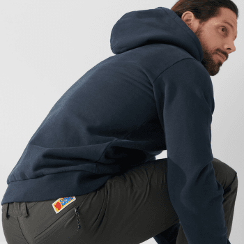 Hanorac Fjällräven Fjällräven Logo Hoodie Men Dark Navy