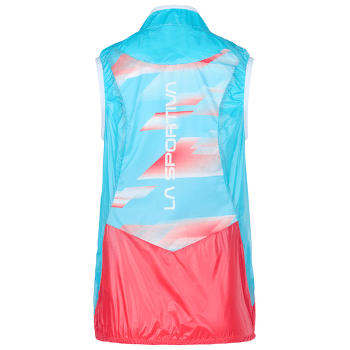 Vesta La Sportiva BRIZA WINDBREAKER VEST W Hibiscus/Malibu Blue