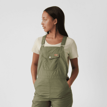 Pantaloni Fjällräven Vardag Dungaree Trousers Women Green