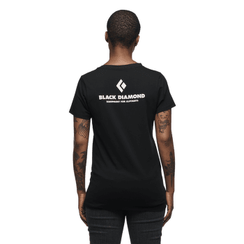 Tricou cu mânecă scurtă Black Diamond SS Equipment For Alpinist SS Tee Women Black