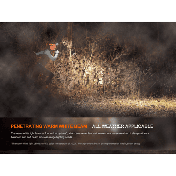 Lampă frontală Fenix HM65R-T V2.0 Black