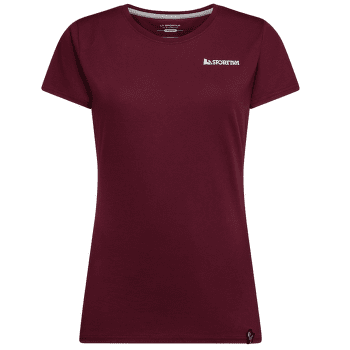 Tricou cu mânecă scurtă La Sportiva MOON ROCK T-SHIRT Women Redwood_R25R25