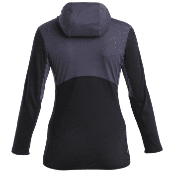Hanorac Icebreaker Merino Blend 200 RealFleece™ Descender LS Zip Hoodie Women GRAPHITE/BLACK/CB