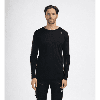 Tricou cu mânecă lungă Aclima LightWool Sports Shirt Men Jet Black