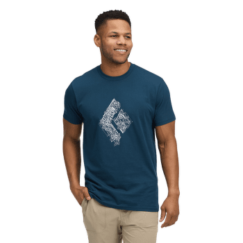 Tricou cu mânecă scurtă Black Diamond Engineered Diamond SS Tee Men Black