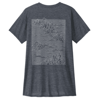 Tricou cu mânecă scurtă Patagonia Cap Cool Daily Graphic Shirt Women Strataspire: Smolder Blue X-Dye