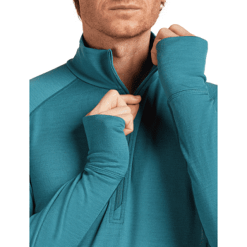 Tricou cu mânecă lungă Icebreaker Merino 200 ZoneKnit™ LS Half Zip Men ATLANTIS/TOPAZ/CB