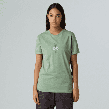 Tricou cu mânecă scurtă The North Face CONNECT RELAXED SS TEE-GRAPHIC Women WHITE DUNE