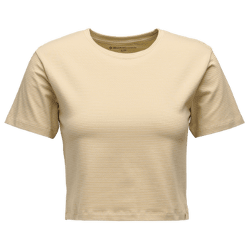 Tricou cu mânecă scurtă Black Diamond BD Stripe SS Tee Women White Oak-Off White