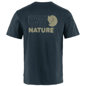Tricou cu mânecă scurtă Fjällräven Walk With Nature T-shirt men Dark Navy