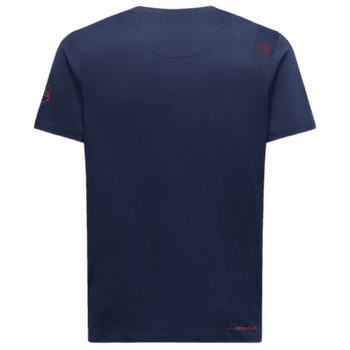 Tricou cu mânecă scurtă La Sportiva SOLUTION T-SHIRT Night Sky/Mountain Red