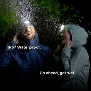 Lampă frontală BioLite Range 500 Spark Red