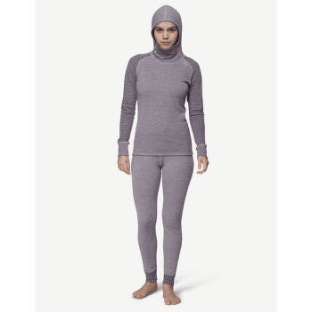 Tricou cu mânecă lungă Devold Kvitegga Merino 230 Hoodie Women 167A ORCHID
