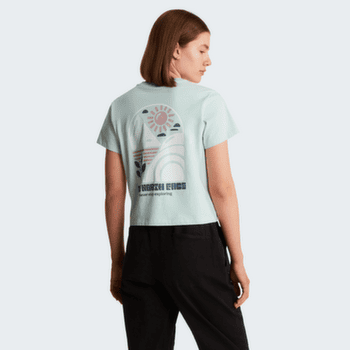 Tricou cu mânecă scurtă The North Face Sun Regular Short Sleeve Cutie Tee-Graphic Women G70 OPAL FROST