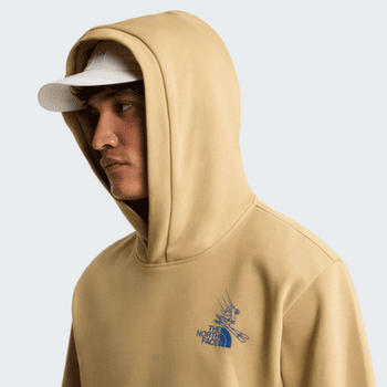 Hanorac The North Face U Mountain Celebration Relaxed Hoodie-Graphic Men Khaki Stone