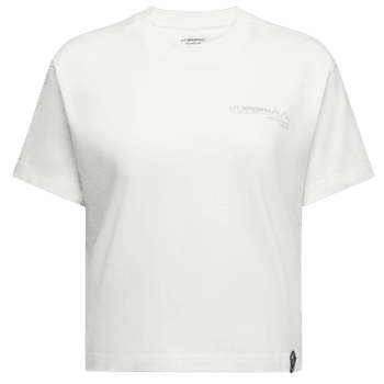 Tricou cu mânecă scurtă La Sportiva SINCE 1928 CROP T-SHIRT Women Chalk/Limestone