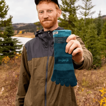 Șosete Injinji Trail Midweight Mini Crew Xtralife MIDNIGHT