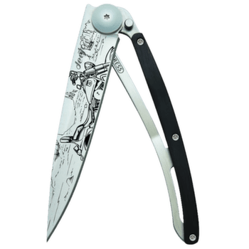 Cuțit Deejo Tattoo ebony wood Easy Rider