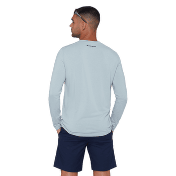 Tricou cu mânecă lungă Mammut MOUTAIN LONGSLEEVE T-SHIRT MEN BLUEMLISALPHORN nebla
