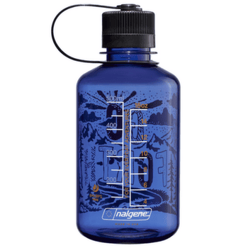Sticlă Nalgene Narrow-Mouth 500 mL Sustain Denim Go Forth