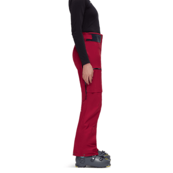 Pantaloni Mammut Haldigrat Air HS Pants Women blood red-marine