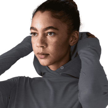 Tricou cu mânecă lungă Patagonia Cap Cool Ultra Hoody Women Pumice - Dyno White X-Dye