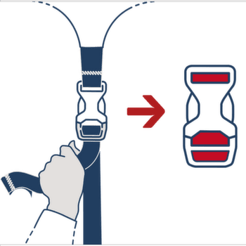 Cataramă deuter Buckle 16 HI/TR/AL grey