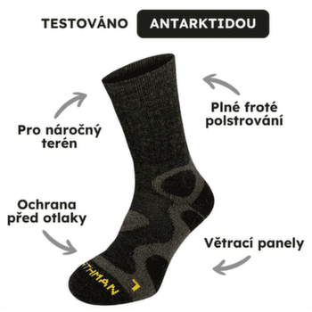 Șosete Northman Svarog 98_černá