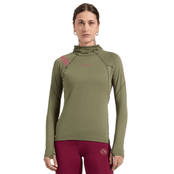 Hanorac La Sportiva FLASH MICRO-FLEECE Women Redwood/Chalk