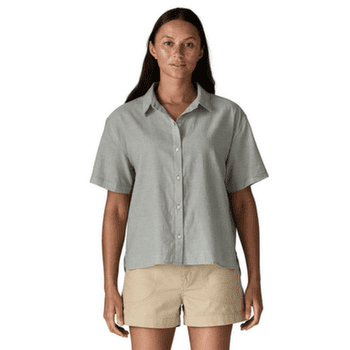 Cămașă cu mânecă scurtă Patagonia LW A/C Shirt Women Windowpane Dobby: Quiet Violet