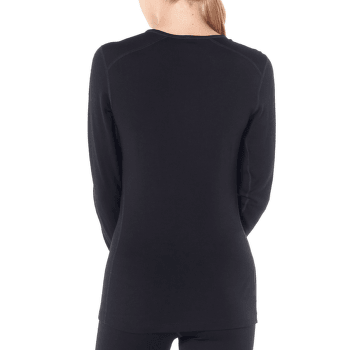 Tricou cu mânecă lungă Icebreaker Tech LS Crewe Women (104387) Black001